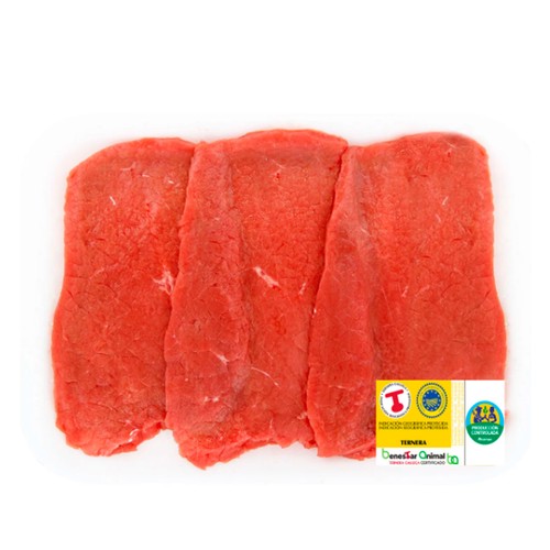 Filetes 1ª Añojo Tapa/contra para empanar V.DEL MONTE CLB AUCHAN