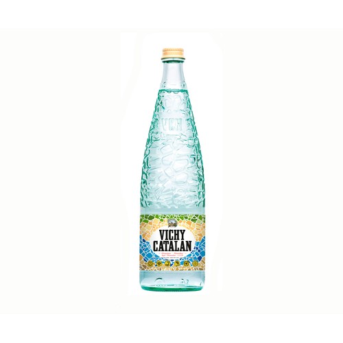 Imagen de Agua mineral con gas VICHY CATALAN botella de 1 litro