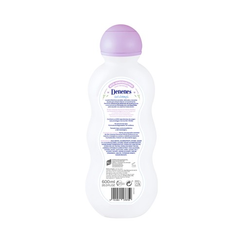 DENENES Gel y champú infantil con lavanda, que no pica en los ojos DENENES Felices sueños 600 ml.