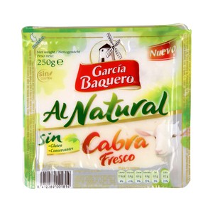 Imagen de GARCÍA BAQUERO Queso cabra tierno, sin gluten GARCÍA BAQUERO 250 g.