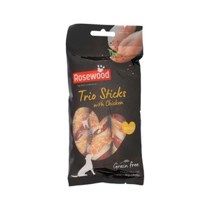 Trío de sticks de pollo medianos 90 g.