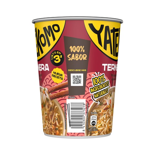 GALLINA BLANCA Fideos Orientales Yatekomo Ternera - 60g.