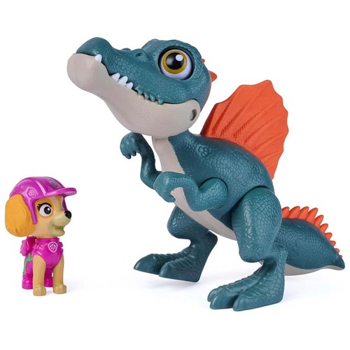 Dinosaurio rugiente y Skye PATRULLA CANINA
