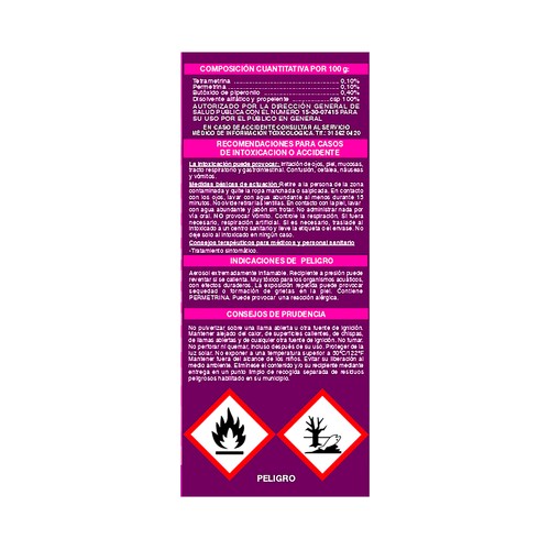 ZUM Insecticida especial pulgas y chinches 300 ml.