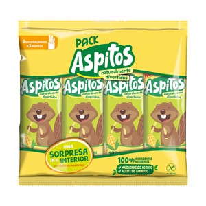 Aspitos (aperitivo de maíz horneado sin gluten) 40 gr.