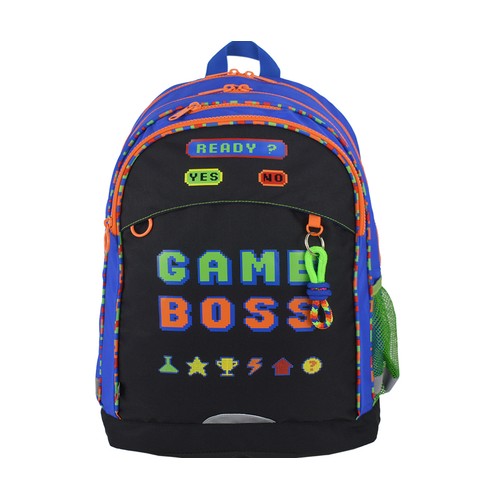 Mochila 43cm con 2 compartimentos retro gaming, ALCAMPO.