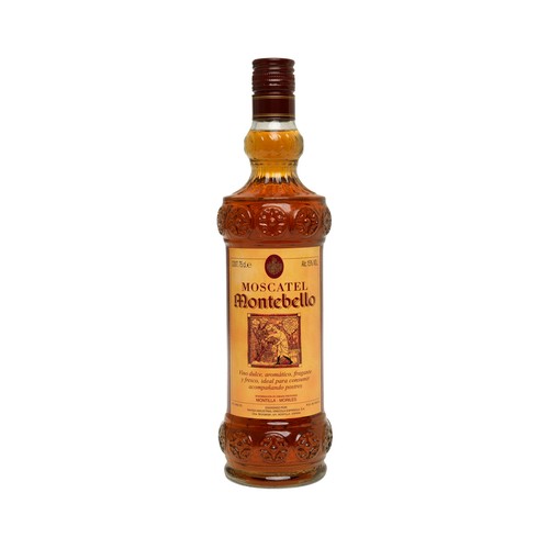 MONTEBELLO  Vino dulce moscatel con D.O. Montilla Moriles MONTEBELLO botella de 75 cl.