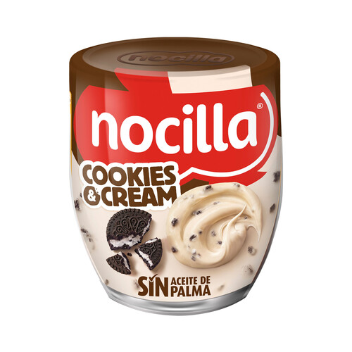 NOCILLA Crema de cacao con cookies y crema NOCILLA 180 g.
