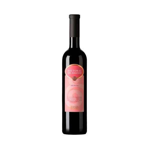 Vino tinto con denominación de origen Ribeira Sacra RECTORAL DE AMANDI botella 75 cl.
