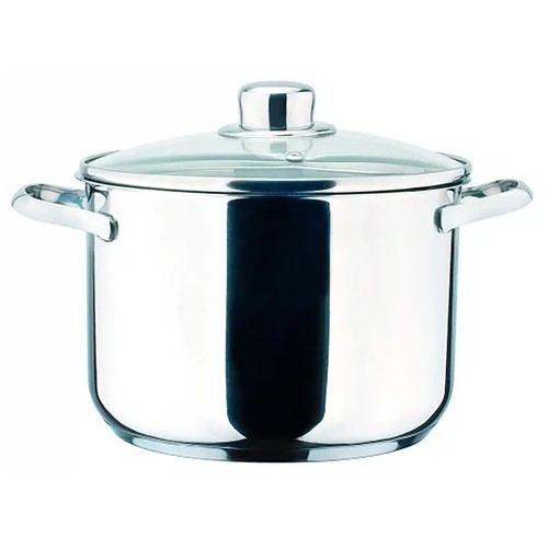 Olla Pir Inox de acero inoxidable con tapa, 20 cm, Dux MAGEFESA