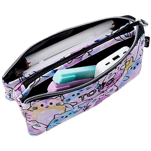 Portatodo tablero glitter - paws 3 compt. TOTTO