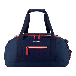 Bolso de viaje capacidad 30 litros color azul oscuro, AIRPORT ALCAMPO.