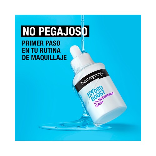 NEUTRÓGENA Hydro boost Sérum facial sin perfume con Niacinamida y ácido Hialurónico para todo tipo de pieles 30 ml