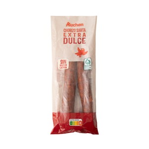 Imagen de AUCHAN Sarta de chorizo dulce de categoria extra 280 g. Producto Alcampo