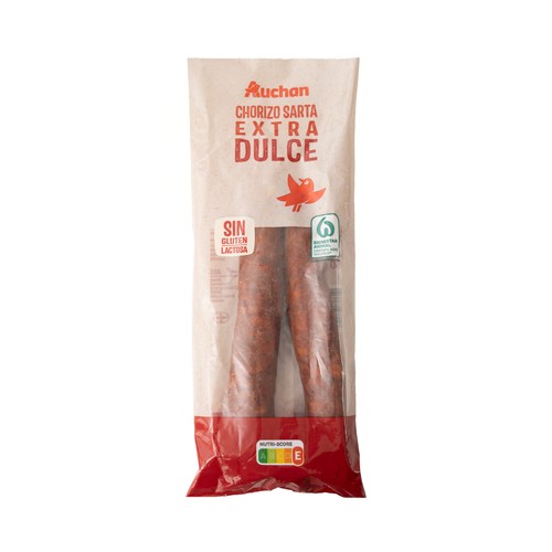 Sarta de chorizo dulce de categoria extra PRODUCTO ALCAMPO 280 g.