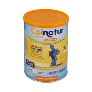 COLNATUR Complemento alimenticio a base de colágeno y cúrcuma, con sabor mediterraneo COLNATUR Complex 250 g.