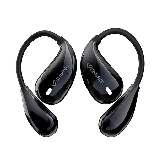 Auriculares Inalámbricos Bluetooth ENERGY SISTEM Black OpenVoice Translation OWS, hasta 30h autonomía