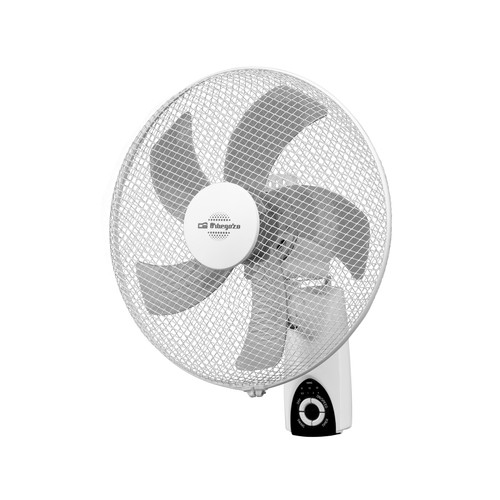 Ventilador de pared ORBEGOZO WF 5040, 45W, temporizador hasta 7:30h, 3 velocidades, diámetro de las aspas 40cm 