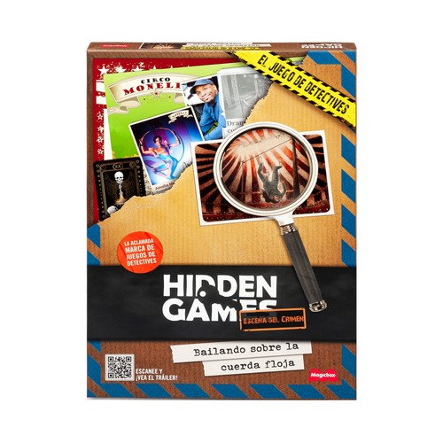 Juego de detectives Hidden Games, modelos surtidos +14 Años MAGIC BOX