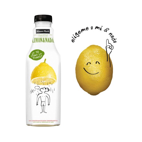 MINUTE MAID Limón&Nada Limonada clásica botella de 1 l.