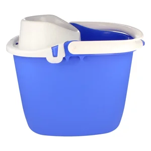 NEW DIMENSION Cubo de fregar con escurridor de color azul, capacidad 15 litros NEW DIMENSION 1 ud.