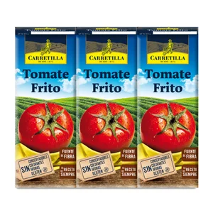 CARRETILLA Bricks de tomate frito 3 X 210g.