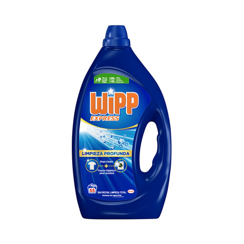 WIPP EXPRESS Detergente en gel para lavadora Azul 55 ds.