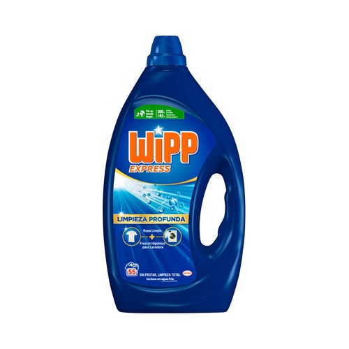 WIPP EXPRESS Detergente en gel para lavadora Azul 55 ds.