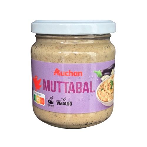 PRODUCTO ALCAMPO Muttabal de berenjena vegano 175g.