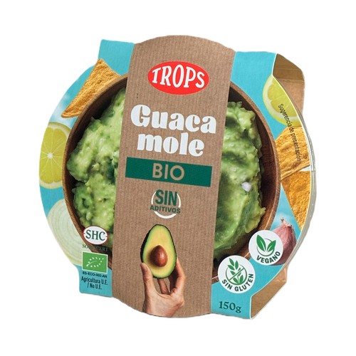 TROPS Guacamole ecológico sin aditivios 150 g.