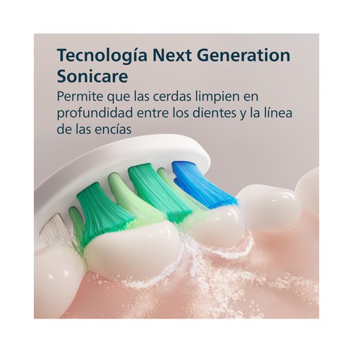 Cepillo de dientes eléctrico PHILIPS Sonicare Serie 2100 HX4021/04, 2 velocidades, temporizador.