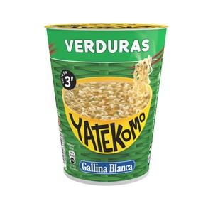 YATEKOMO Fideos Orientales instantáneos con sabor a verduras 60 g.