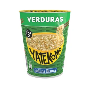 YATEKOMO Fideos Orientales instantáneos con sabor a verduras 60 g.