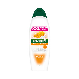PALMOLIVE Gel de baño o ducha con textura crema, enriquecido con leche y extracto de miel 900 ml.
