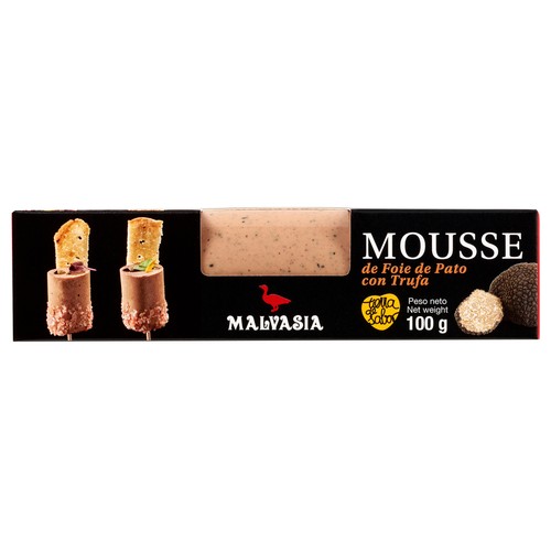 MALVASIA Mousse de pato con trufa 100 g.