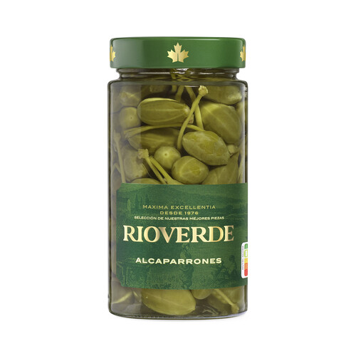 RIOVERDE Alcaparrones en vinagre frasco de 180 g.