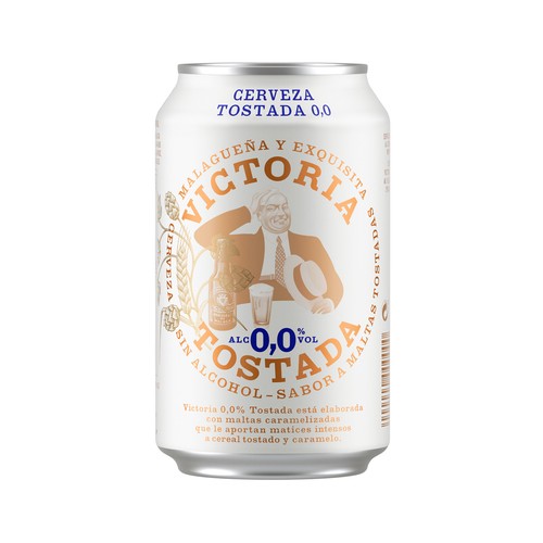 VICTORIA Cerveza 0,0 tostada 33 cl.