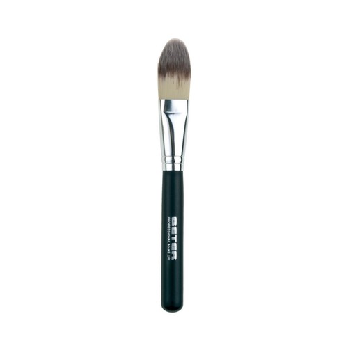 BETER Brocha para maquillaje líquido de 17 cm, con pelo sintético .