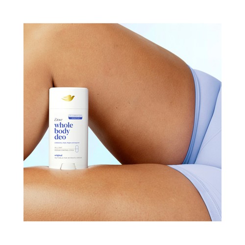 DOVE All over body original Desodorante en stick (barra) unisex para todo el cuerpo (axilas, pecho, muslos, pies..) 150 ml.