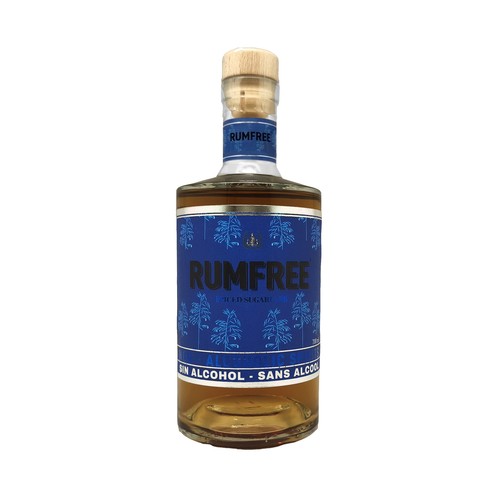 RUMFREE Bebida refrescante aromatizada con sabor a ron botella 70 cl.
