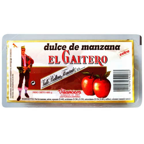 EL GAITERO Dulce de manzana extra EL GAITERO 400 gr,