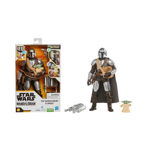 Figura electrónica The Mandalorian & Grogu, STAR WARS.