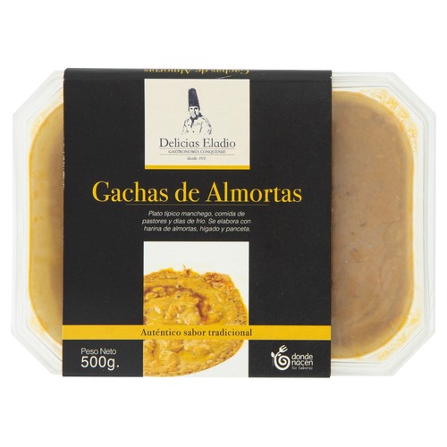 DELICIAS ELADIO Gachas de harina de Almortas con higado y panceta DELICIAS ELADIO 500 g.