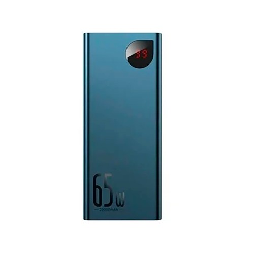 Batería externa BASEUS 20000MAH, 65W, color azul