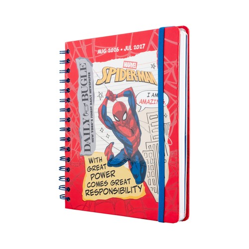 Agenda escolar 26/27 semana vista A5 12 meses Marvel Spiderman. GRUPO ERIK