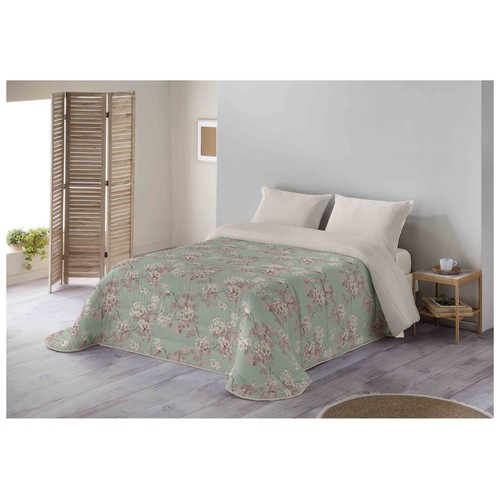Edredón reversible para cama 135/150 240x260cm  300GRS doble color strawberry. NATURALS