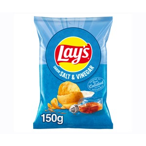 Imagen de LAY'S Patatas fritas lisas con sabor a sal y vinagre en bolsa 150 g.