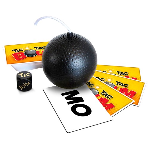 Tic Tac Boum, Juego de palabras y rapidez, de 2 a 12 Jugadores +8 Años BIZAK