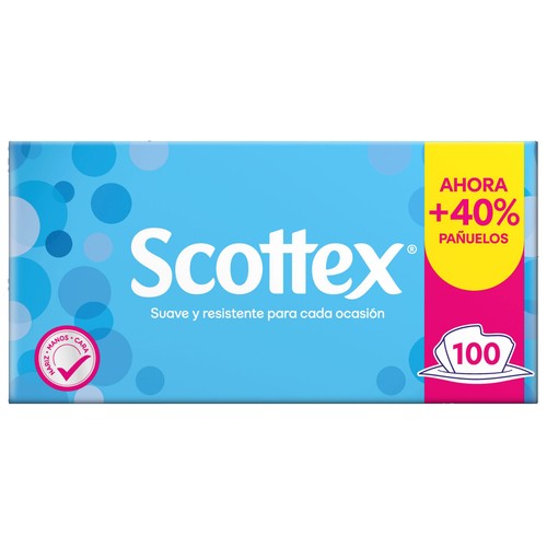 SCOTTEX Tissues de celulosa faciales en caja desechables SCOTTEX 70 uds.