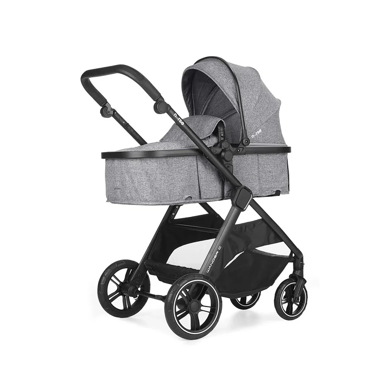 Combi trio 2 en 1 NURSE, portabebés, base isofix, color iron